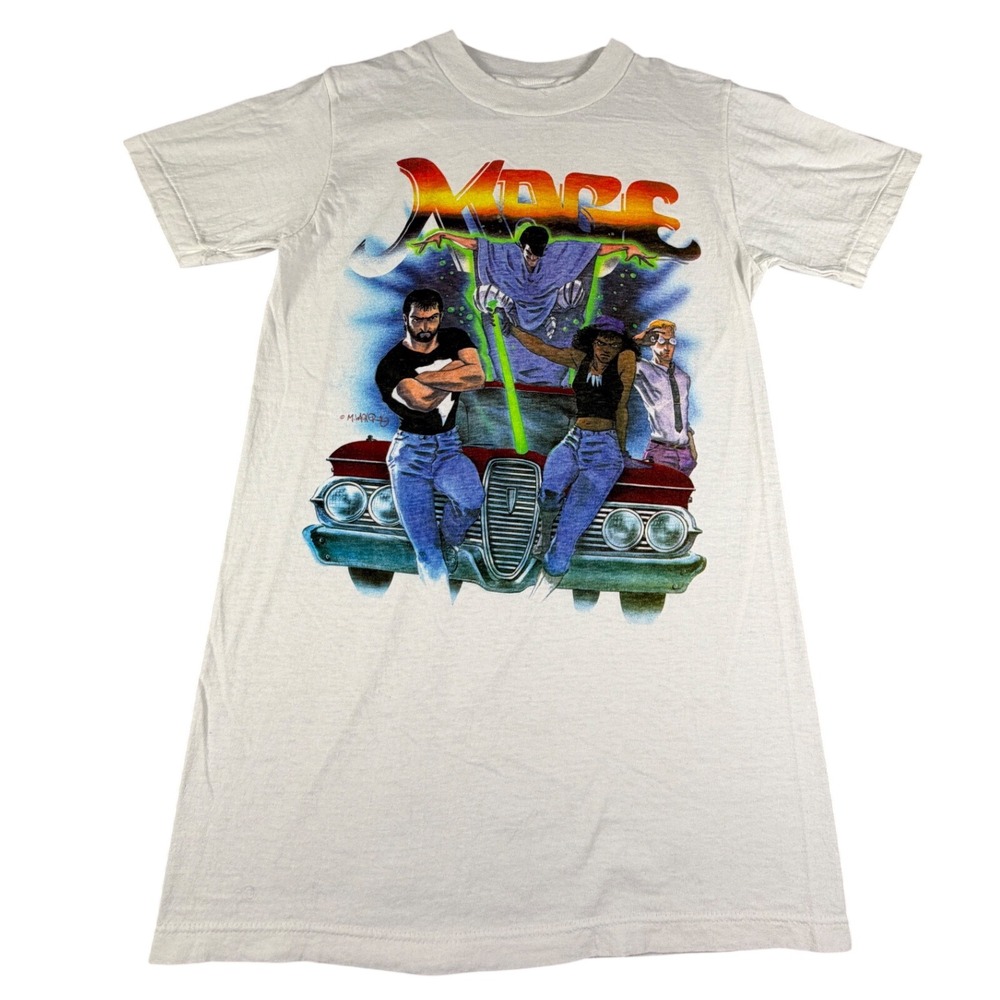 Vintage 80s Mage Comic Book T Shirt Matt Wagner Graphitti Stedman White Small